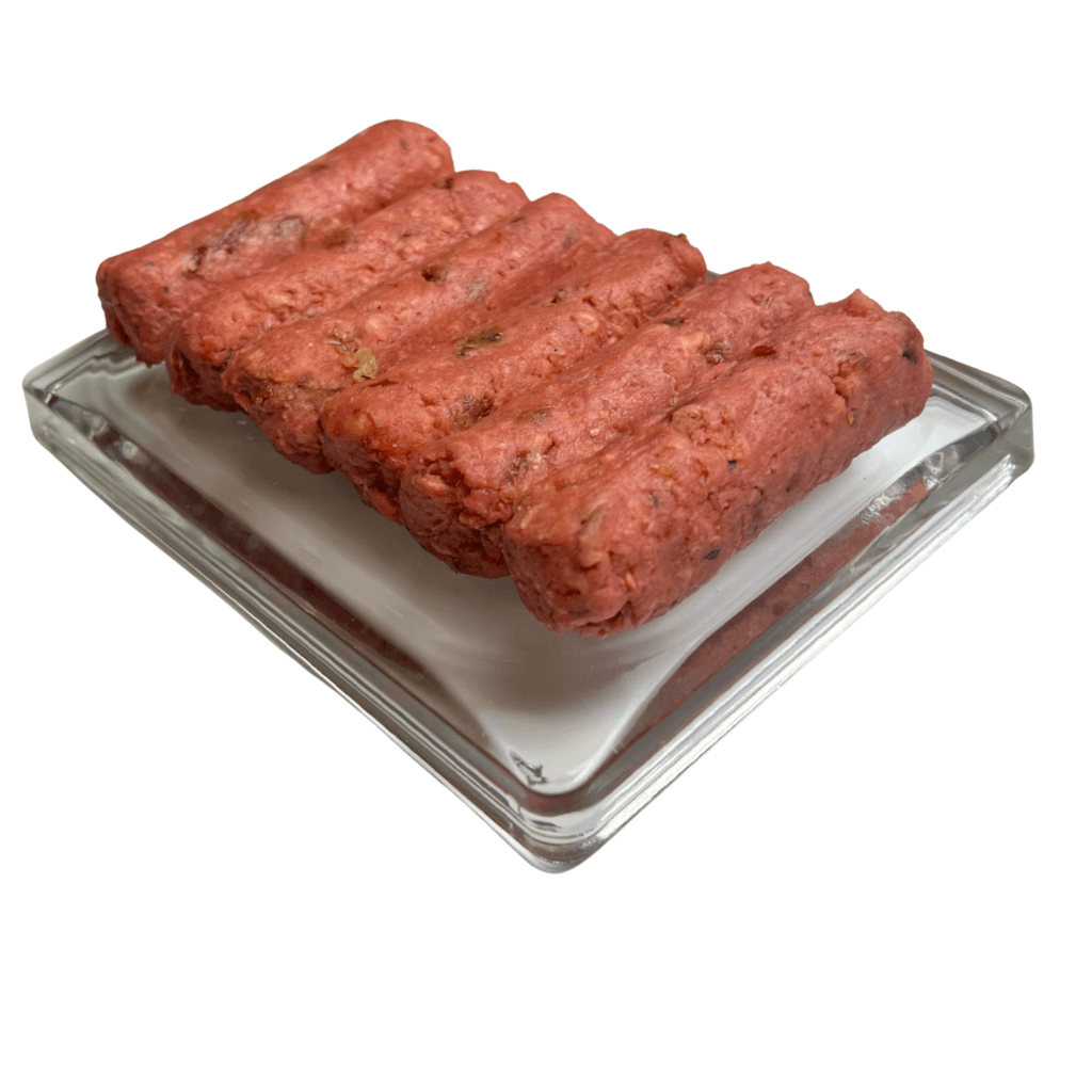 plant based sausage with sun dried tomato