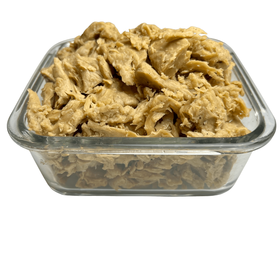 plant based shredded chickenless plant based